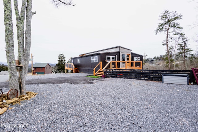 1964 Providence Rd, Sevierville, TN 37876 - view of front of property with a deck