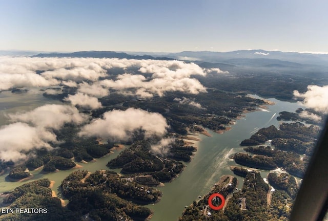 1964 Providence Rd, Sevierville, TN 37876 - drone / aerial view featuring a water and mountain view