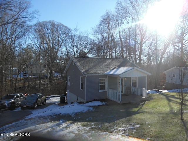 view of bungalow-style house