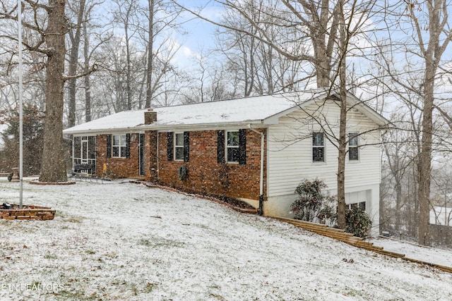 view of front of property