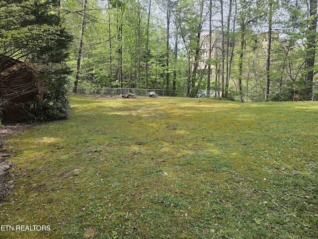 537 Gatlin Dr, Gatlinburg, TN 37738 - view of yard featuring a fenced backyard