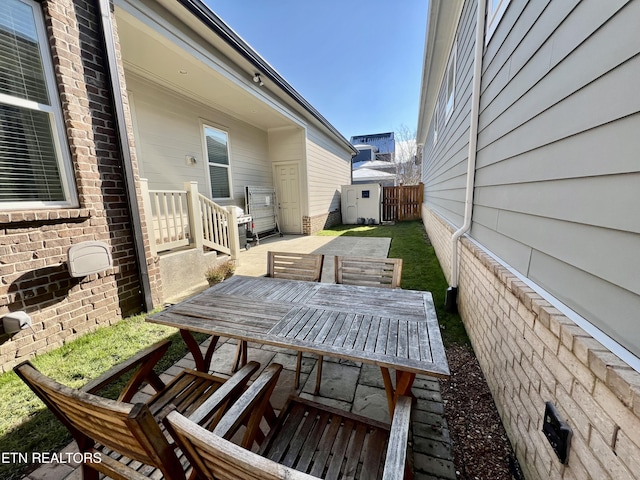 view of patio