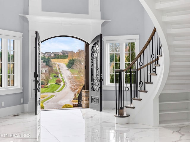 view of entrance foyer