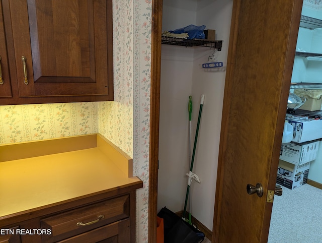 124 Sugarbush Cir, Crossville, TN 38558 - details with carpet flooring and wallpapered walls