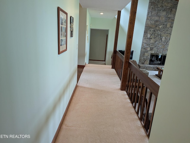 124 Sugarbush Cir, Crossville, TN 38558 - corridor featuring baseboards and carpet