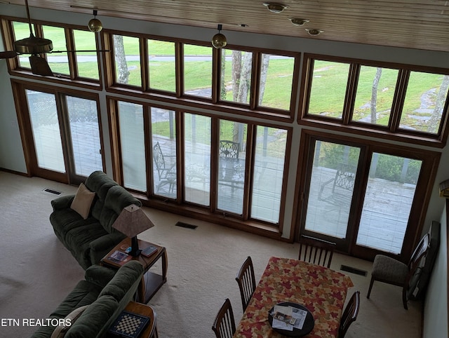 124 Sugarbush Cir, Crossville, TN 38558 - carpeted living area featuring visible vents