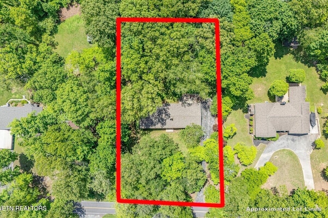 8305 Sharp Rd, Powell, TN 37849 - view of property location featuring property boundaries highlighted