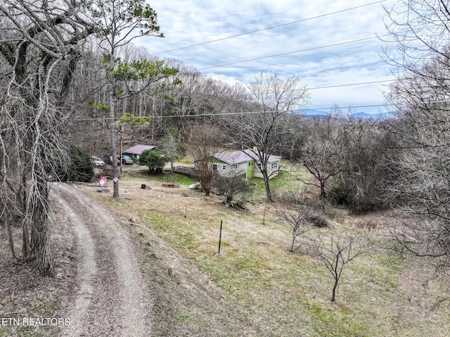 view of road