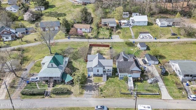 aerial view featuring a residential view