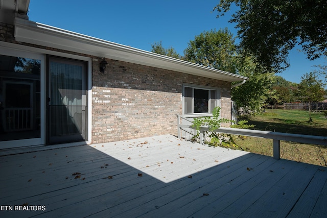 view of deck