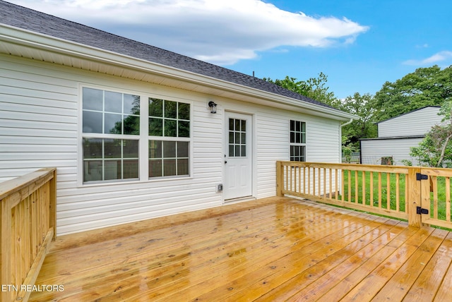 view of deck