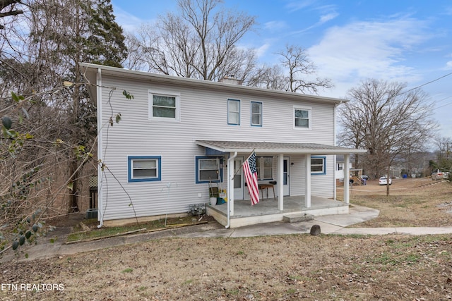 view of front of house featuring a porch