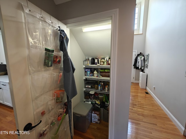 view of pantry