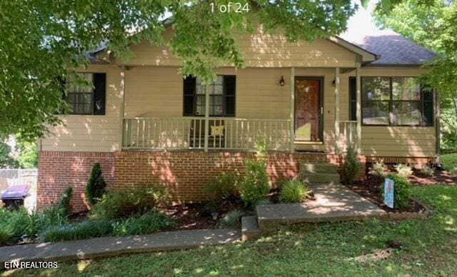 view of bungalow