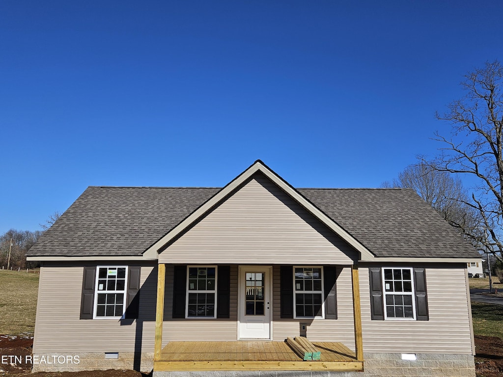 view of front of home