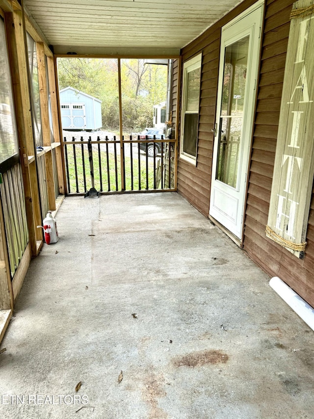 view of patio / terrace with a porch