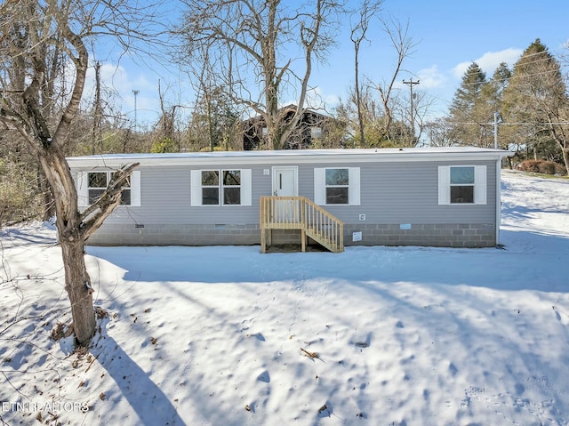 view of manufactured / mobile home