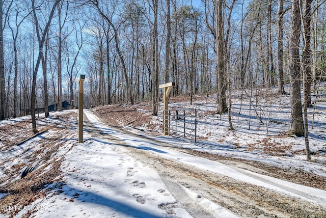 view of road