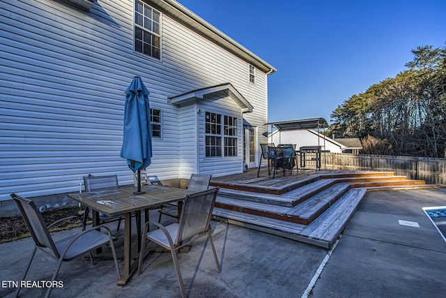 view of patio