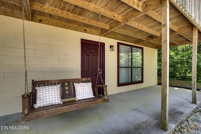 exterior space featuring a patio