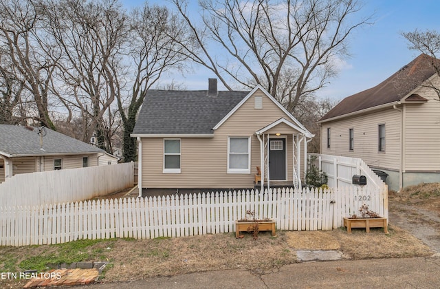 view of front of home