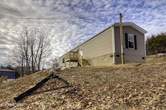 view of property exterior