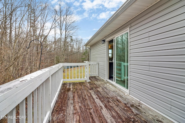 view of deck