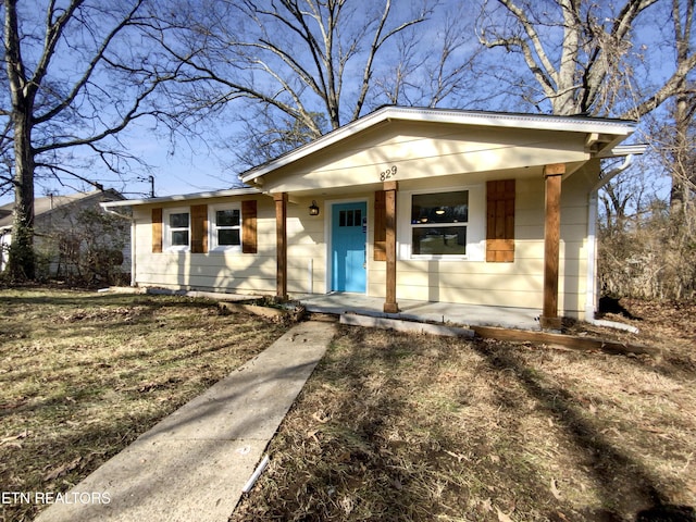 view of front of home featuring a porch