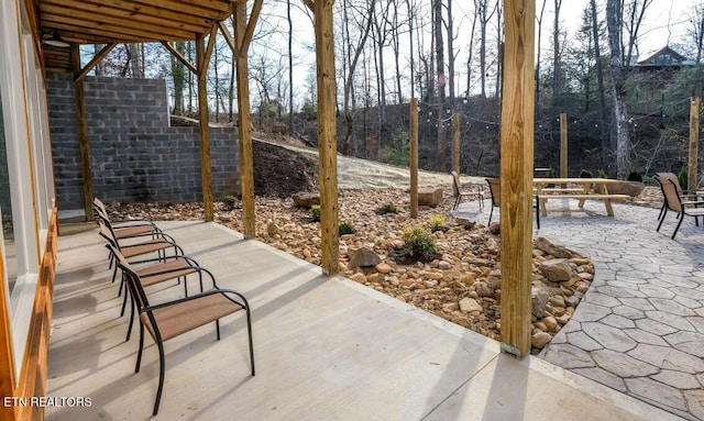 view of patio / terrace