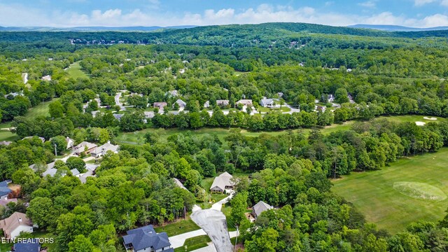 56 Westridge Ct, Fairfield Glade, TN 38558 - drone / aerial view of a heavily wooded area and a golf course