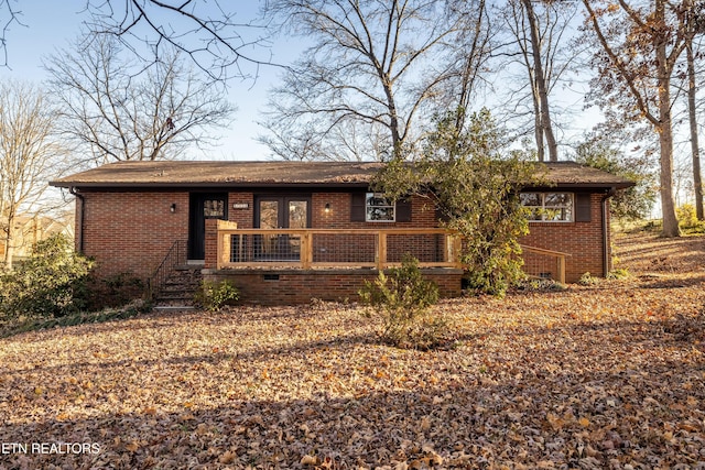 view of rear view of property