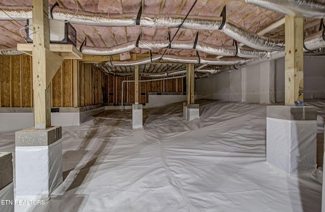 interior space with crawl space