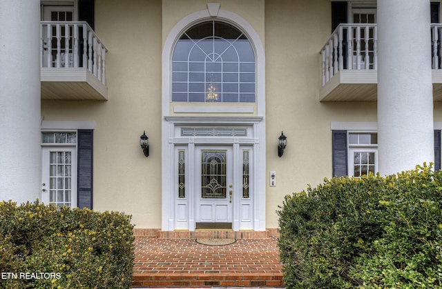 view of entrance to property