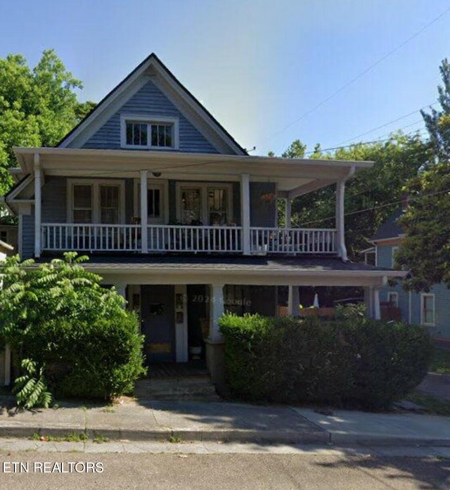 view of front of house featuring a porch