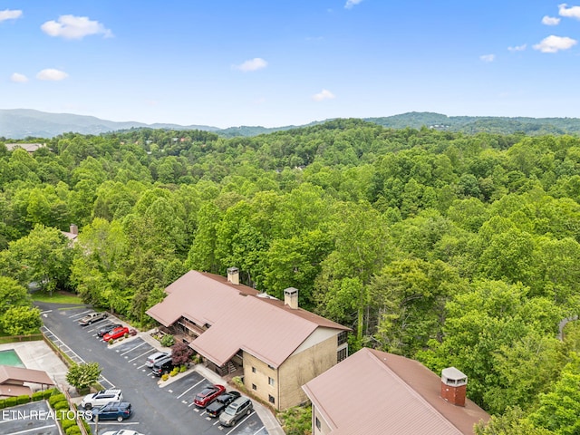 221 Woodland Rd Unit 210, Gatlinburg, TN 37738 - aerial view of a forest and a mountainous background