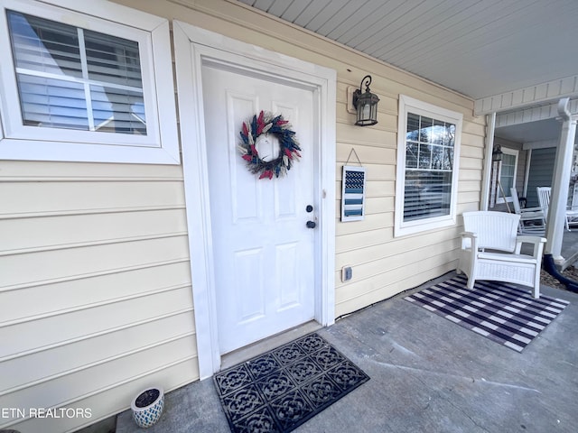 view of entrance to property