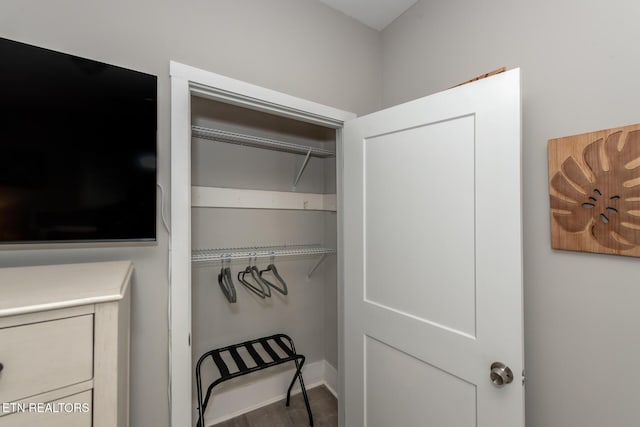 view of closet