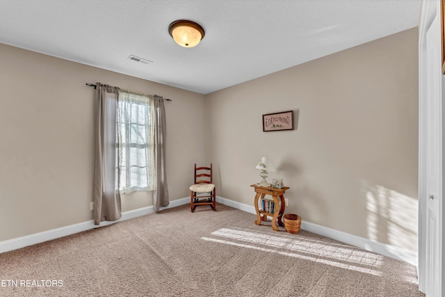 unfurnished room with carpet