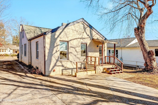 view of front of home