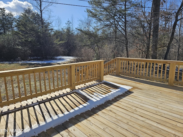 view of deck