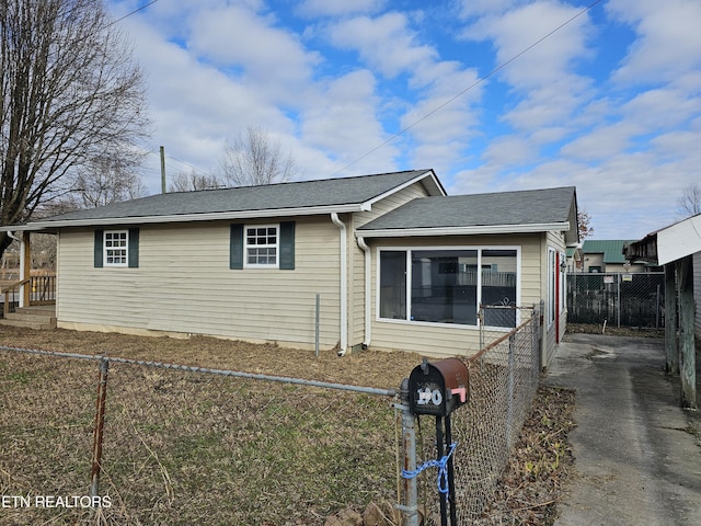 view of front of house