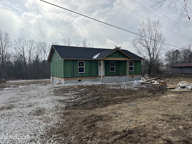 view of front of home