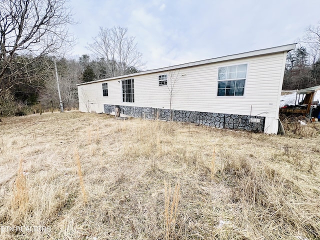 view of rear view of property