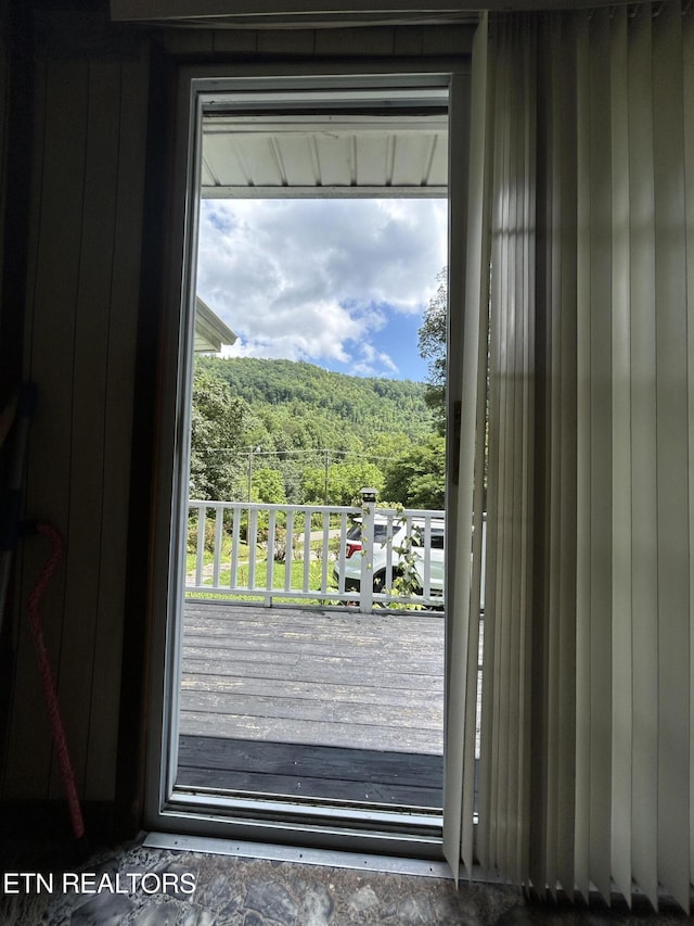 doorway to outside with a wealth of natural light