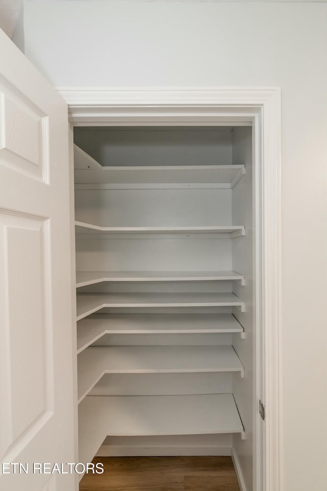 view of closet