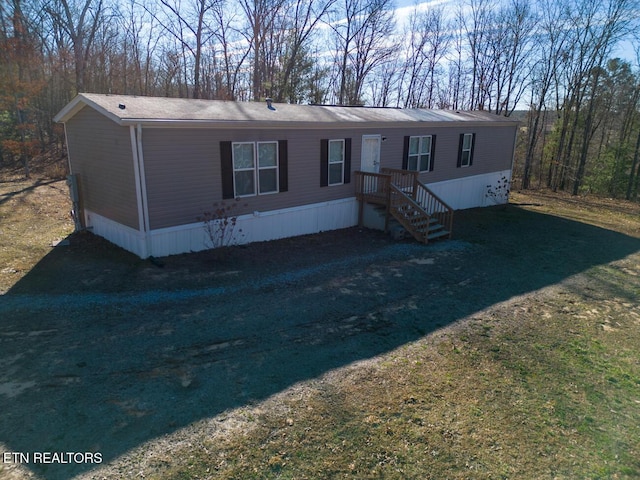 view of manufactured / mobile home