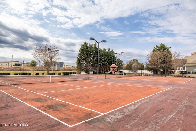 view of sport court