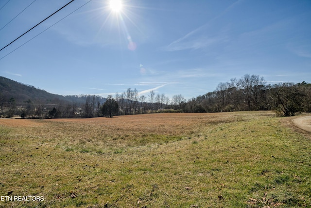 exterior space featuring a rural view