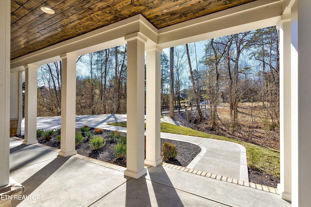 view of patio