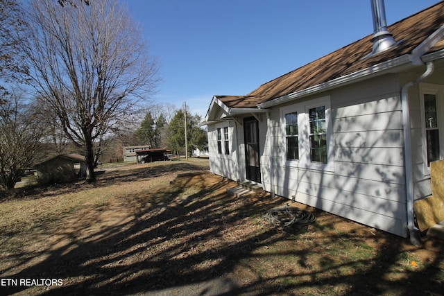 view of home's exterior